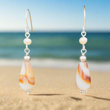 Agate tears earrings