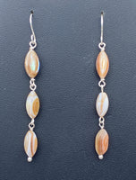 Shell rice earrings