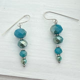 Turquoise Crystal Earrings