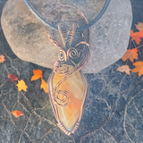 Copper Wire Wrapped Aventurine