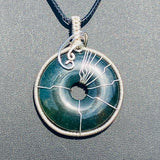 Bloodstone Fibonacci Pendant