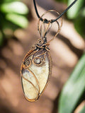 Copper Wire Wrapped Dendrite Opal
