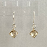 Golden Crystal Earrings