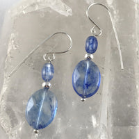 Blueberry Quartz Earrings - Giulian Lyn