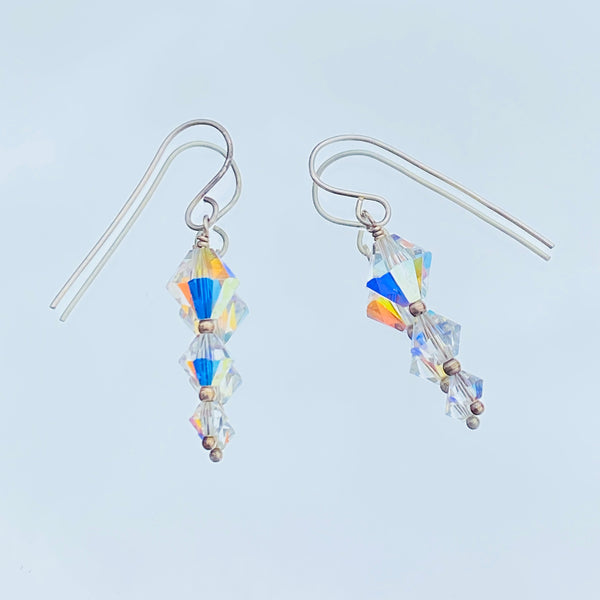 Aurora Borealis Crystal earrings