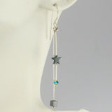 Northern Lights and Hematite Earrings - Giulian Lyn