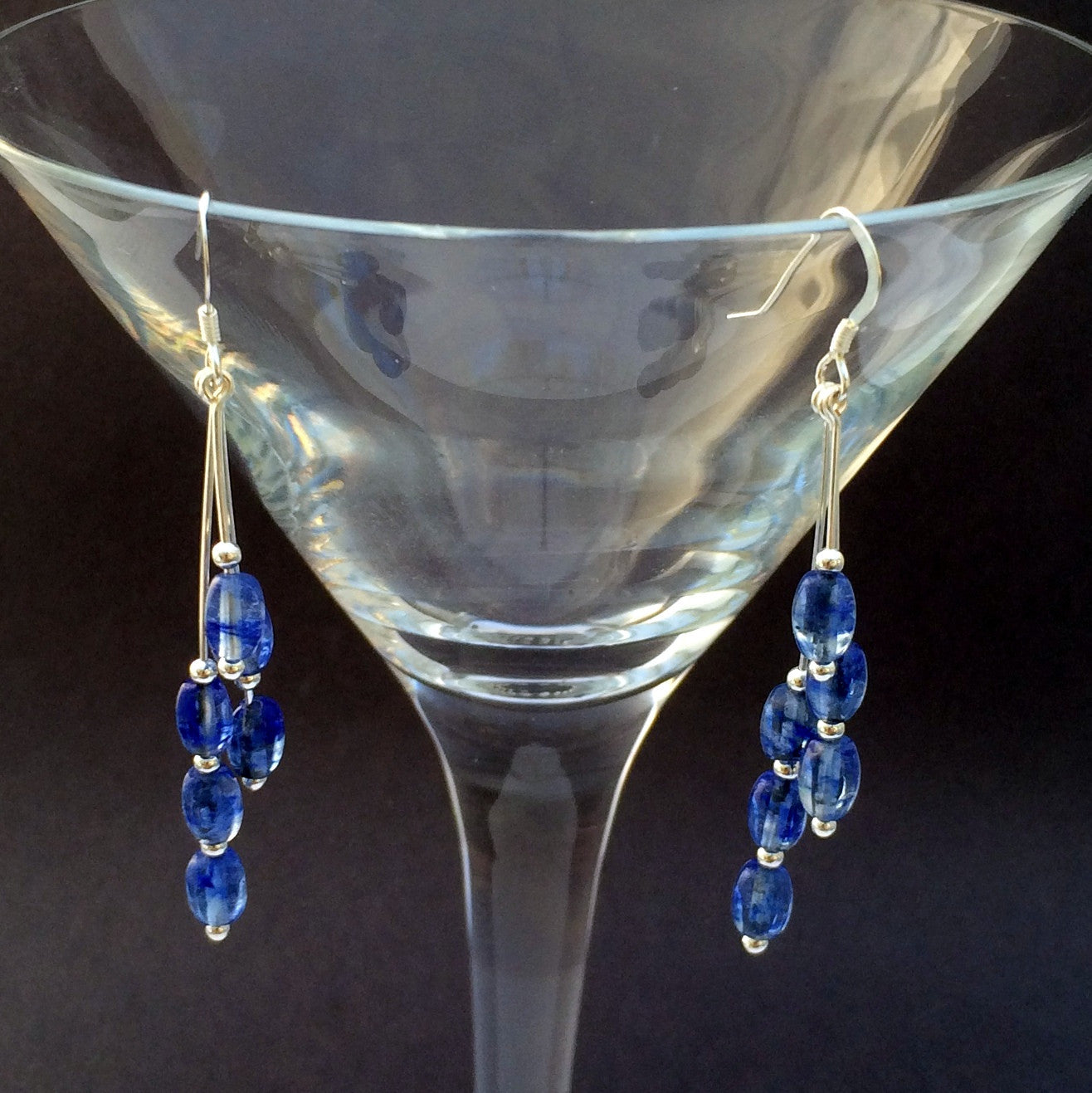 Blueberry Quartz Earrings - Giulian Lyn