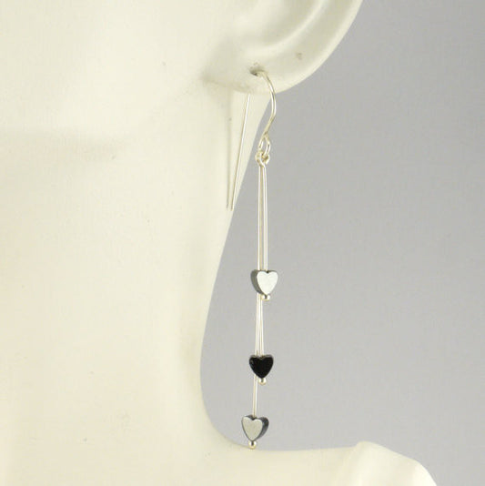 Hematite Falling Hearts - Giulian Lyn