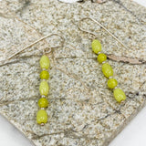 Olive Jade Earrings