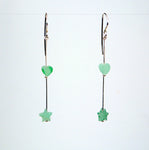 Aventurine Stars and Hearts Earrings - Giulian Lyn